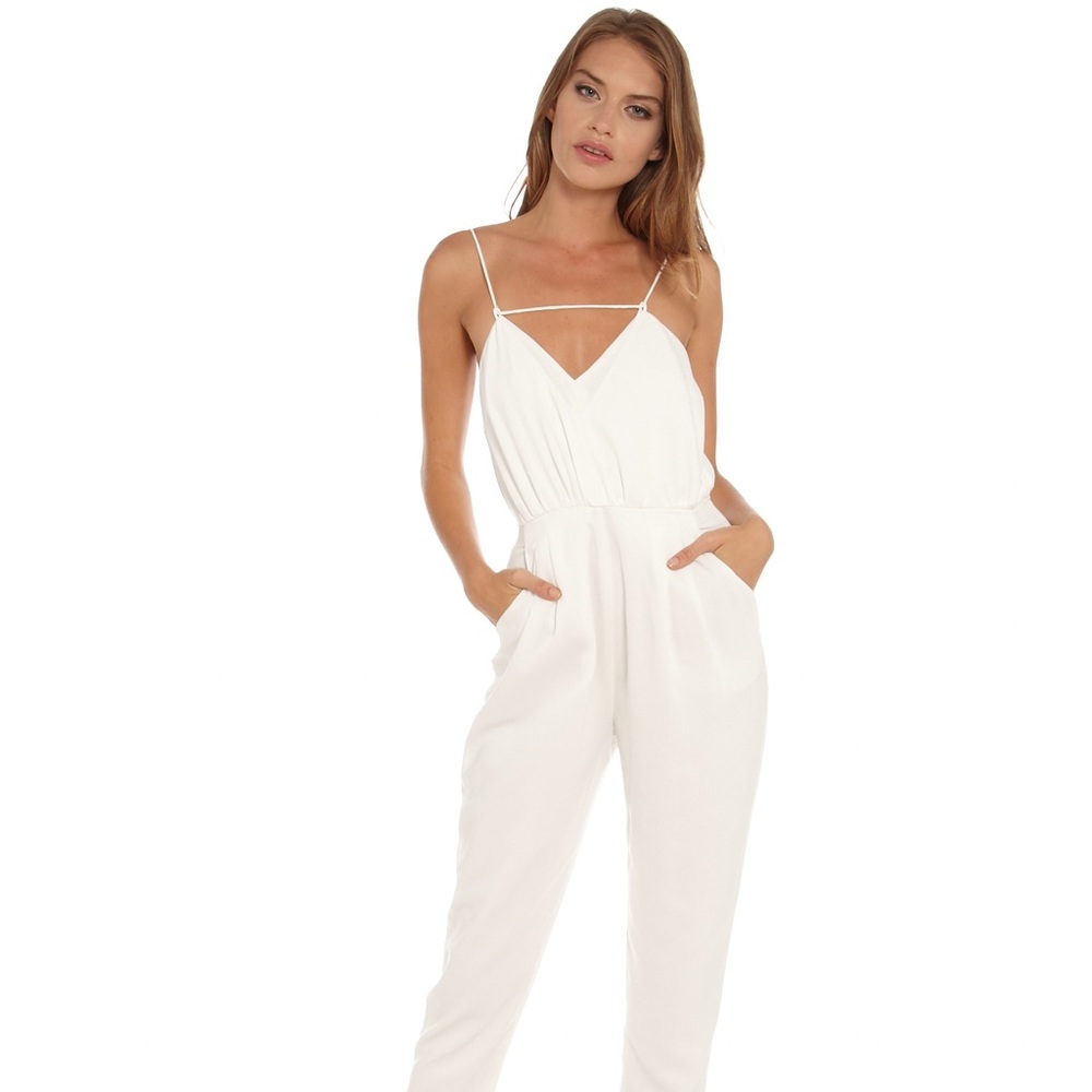 Finders keepers ‘The Someday Jumpsuit’ in white